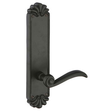 Emtek 6702 Tuscany #16 10-1/8" Non-Keyed Sideplate Lockset, Passage - Lost Wax Cast Bronze Tubular